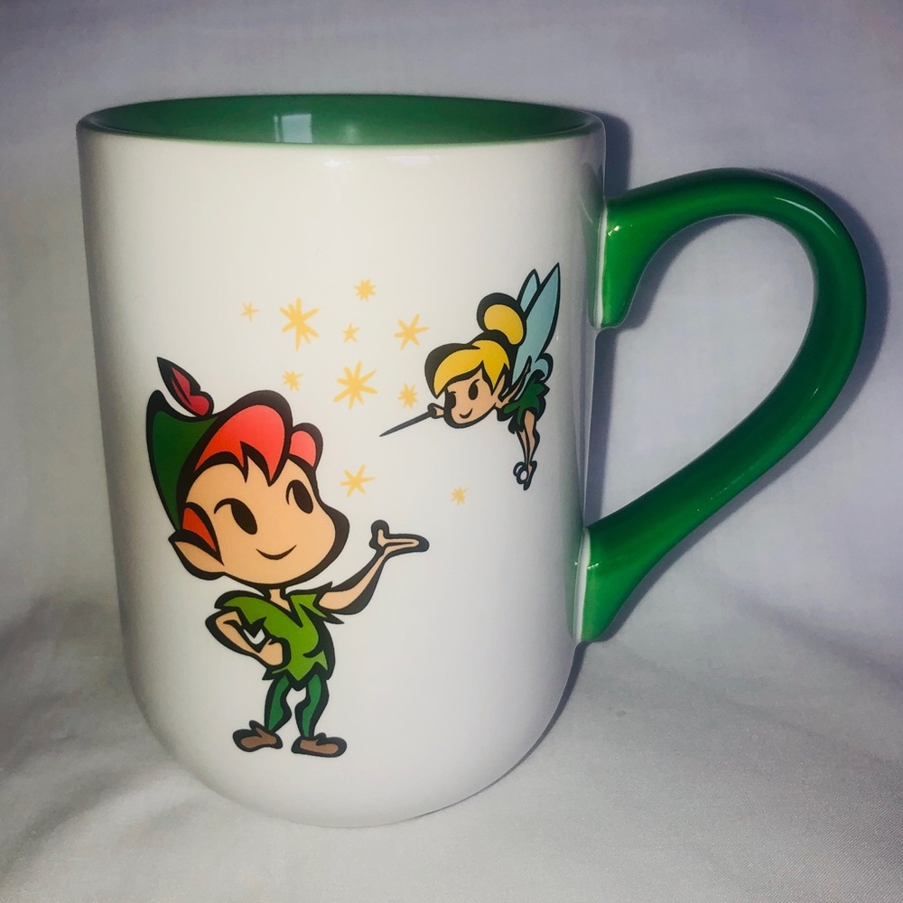 Vintage Disney Mug Peter Pan Tinkerbell Made in Thailand